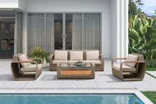 Load image into Gallery viewer, Austin 4 Piece Outdoor Lounge Set