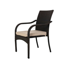 Load image into Gallery viewer, San Pico Outdoor Dining Set with Glass Table 4 Seater