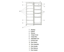 Load image into Gallery viewer, Heller 240L Fridge: Your Side-by-Side Companion for Effortless Organization
