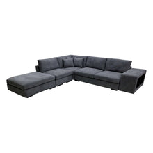 Load image into Gallery viewer, Burleigh Upholster Modular Lounge reversible chaise with ottoman- 3 seater - Colour : Pompei
