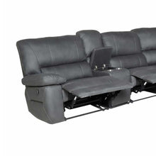 Load image into Gallery viewer, Jersey Corner Modular With Both End Recliner Lounge – Jet Black
