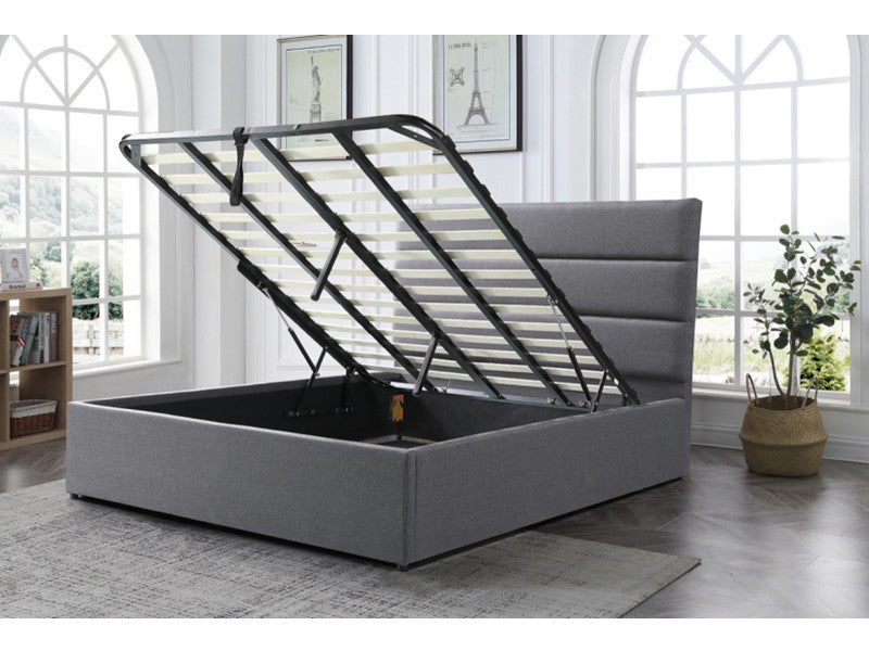London Fabric Gas Lift Bed