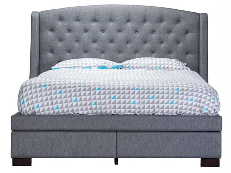 Clair Fabric Queen Bed Frame