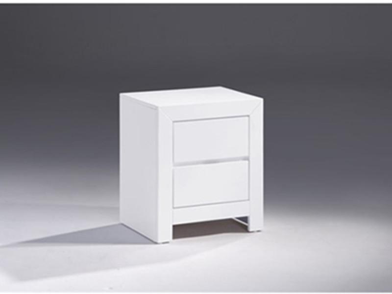 CONNER BEDSIDE TABLE WHITE