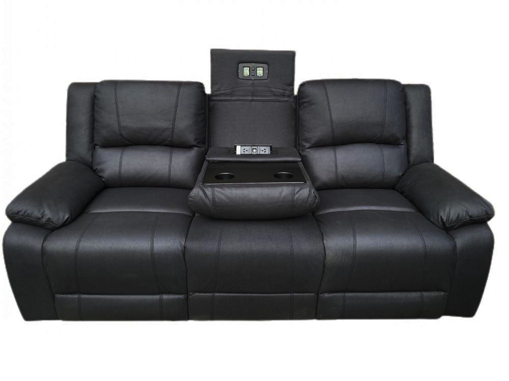 Captain 2 Seater Electric Recliners with Console