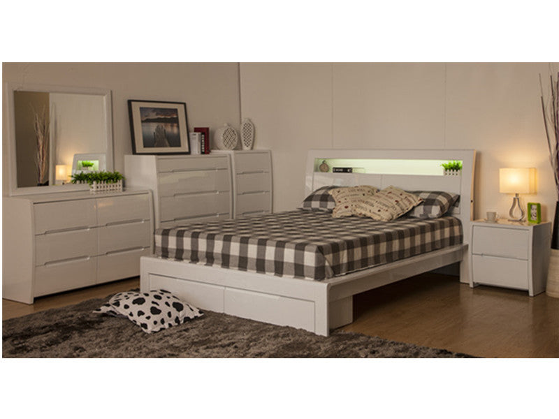 DREAM LAND HIGH GLOSS KING BEDROOM SUITE