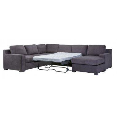 Shaw 6 Seater Modular With Sofa Bed Lounge
