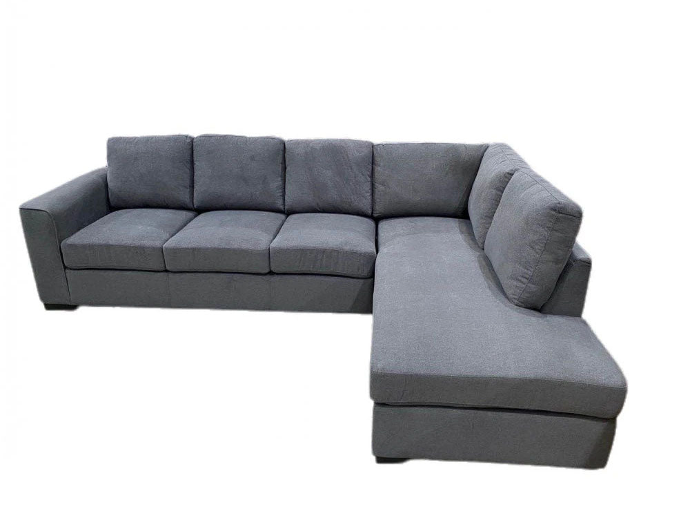 Tara 3 Seater Fabric Sofa/Lounge with Chaise - L Shape