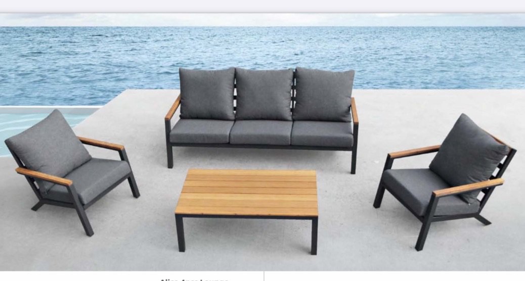 Amy Outdoor 4PC Lounge Set